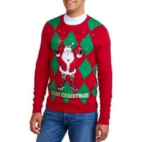 Moș Crăciun merge sălbatic bărbați Crăciun pulover urât
