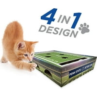 Animale de companie primul NCAA Cat Scratcher Bo teren de fotbal proiectat Cat Scratcher & Lounge