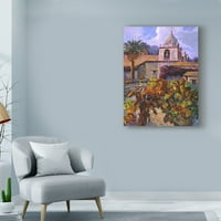 Marcă comercială Fine Art 'Vineyard at San Miguel' Canvas Art de Clif Hadfield