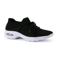 Pantofi de mers pentru femei minimalisti Ultra-ușori în negru