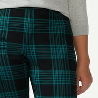 Pantaloni flare pentru fete de asamblare gratuită cu tiv cu Fantă laterală, dimensiuni 4-18