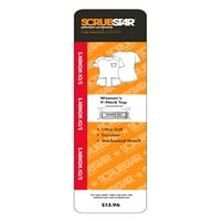 Scrubstar femei Core Essentials Sweetheart V-Neck Scrub Top