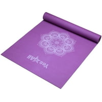 Yes4All Premium PVC imprimate Design Yoga Mat Hypnotica Violet