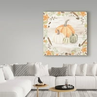 Marcă comercială Fine Art 'Autumn Offering II Light' Canvas Art de Jenaya Jackson